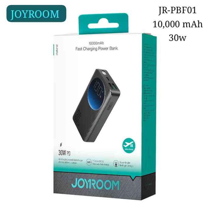 Joyroom JR-PBF01 10000mah PD 30W Fast Charging Power Bank